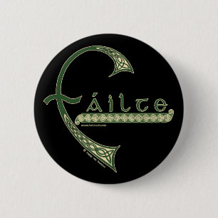 Badge Rond 5 Cm Goupilles et boutons celtiques, conception #2