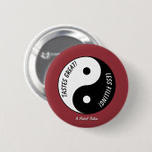 Badge Rond 5 Cm Goûts superbes / moins complets - Bouton MisterP (Devant & derrière)