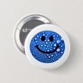 Badge Rond 5 Cm Gouttelettes d'eau (Devant & derrière)