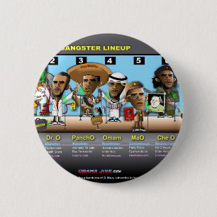 Badge Rond 5 Cm Gouvernement Gangster