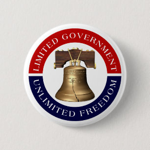 Badge Rond 5 Cm Gouvernement limité - bouton