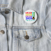Badge Rond 5 Cm Grad Class of 2020 (En situation)