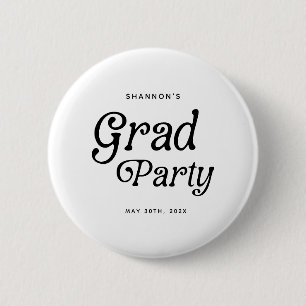 Badge Rond 5 Cm Grad Party Rétro Grad Grad Grad Grad Grad Grad Gra