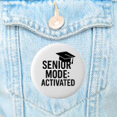 Badge Rond 5 Cm Graduation cap citation drôle