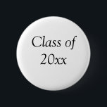 Badge Rond 5 Cm Graduation congrats classe de 20xx ajouter le nom<br><div class="desc">Conception</div>