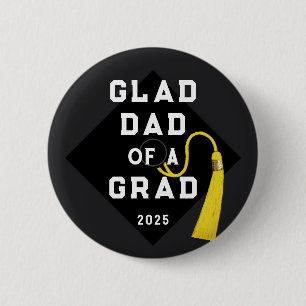 Badge Rond 5 Cm Graduation Papa Keepsaké Memento