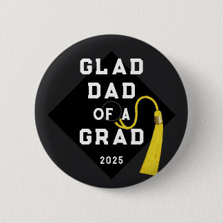 Badge Rond 5 Cm Graduation Papa Keepsaké Memento