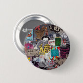 Badge Rond 5 Cm Graffiti, Berlin, Allemagne (Devant & derrière)