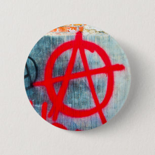 Badge Rond 5 Cm Graffiti d'anarchie