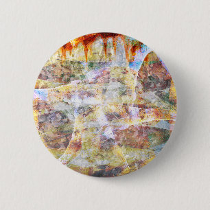 Badge Rond 5 Cm Graffiti grunge coloré