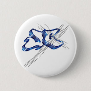 Badge Rond 5 Cm Graffiti JC Jesus Christ