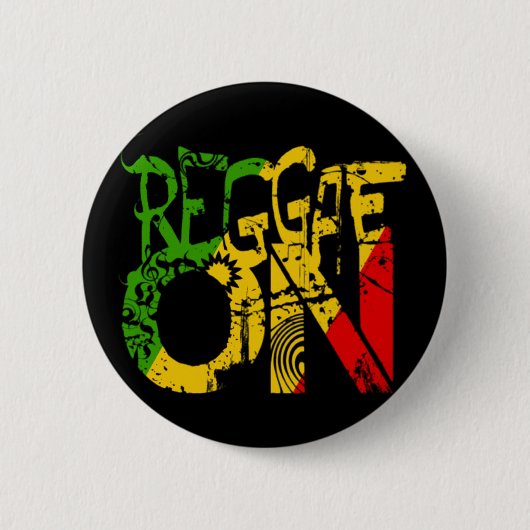Badge Rond 5 Cm Graffiti musical de Cori Reith Rasta (Devant)