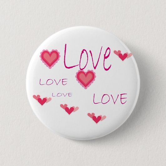BADGE ROND 5 CM GRAFFITI ROMANTIQUE (Devant)