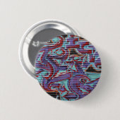 Badge Rond 5 Cm Graffiti violet sur Shutter (Devant & derrière)