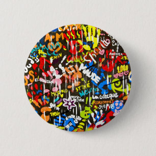 Badge Rond 5 Cm graffitis géniaux