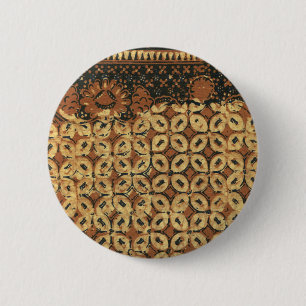 Badge Rond 5 Cm Graine de Café Terroso Bohème Rustique