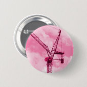 Badge Rond 5 Cm Graine rose (Devant & derrière)