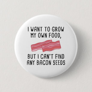 Badge Rond 5 Cm Graines de lard