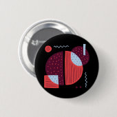 Badge Rond 5 Cm Grains de café (Devant & derrière)