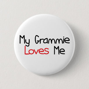 Badge Rond 5 Cm Grammie m'aime