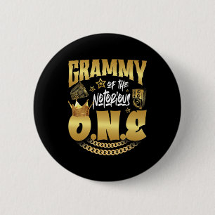 Badge Rond 5 Cm Grammy Du Célèbre Un Vieux Hip hop 1er