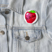 Badge Rond 5 Cm Grand Apple (En situation)
