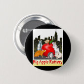 Badge Rond 5 Cm Grand bouton d'Apple Rattery (Devant & derrière)