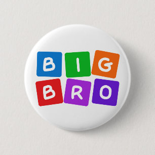 Badge Rond 5 Cm Grand bouton de Bro