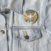 Badge Rond 5 Cm Grand Central Station (En situation)