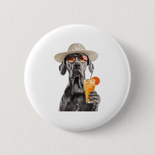 Badge Rond 5 Cm Grand Danois