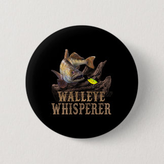 Badge Rond 5 Cm Grand doré avec leurre dessinateur de doré Wh