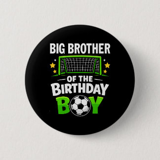 Badge Rond 5 Cm Grand frère du garçon qui fête son anniversaire Fo