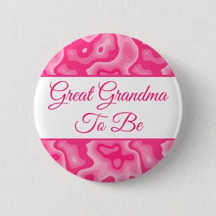 Badge Rond 5 Cm Grand Grand Grand-Mère   Bouton Baby shower fille
