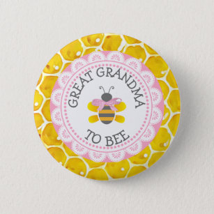 Badge Rond 5 Cm Grand grand-mère au Baby shower