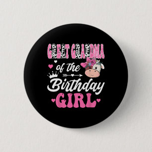 Badge Rond 5 Cm Grand Grand-Mère De L'Anniversaire Fille Ferme Vac