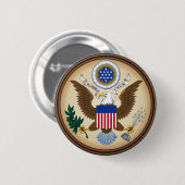 BADGE ROND 5 CM GRAND JOINT DES ETATS-UNIS (Devant & derrière)
