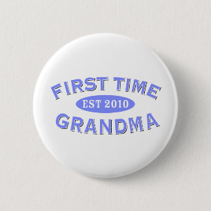 Badge Rond 5 Cm Grand-maman 2010 de première fois