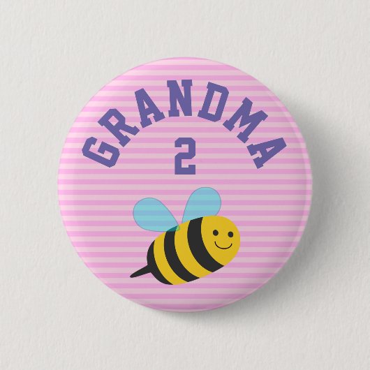 Badge Rond 5 Cm Grand-maman à être (Devant)