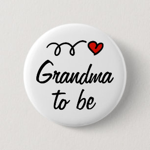 Badge Rond 5 Cm Grand-maman à être bouton