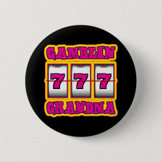 BADGE ROND 5 CM GRAND-MAMAN DE GAMBLIN