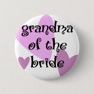 Badge Rond 5 Cm Grand-maman de la jeune mariée