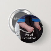 Badge Rond 5 Cm Grand-maman fière ! (Devant & derrière)