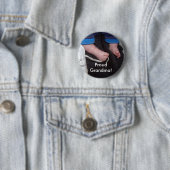 Badge Rond 5 Cm Grand-maman fière ! (En situation)