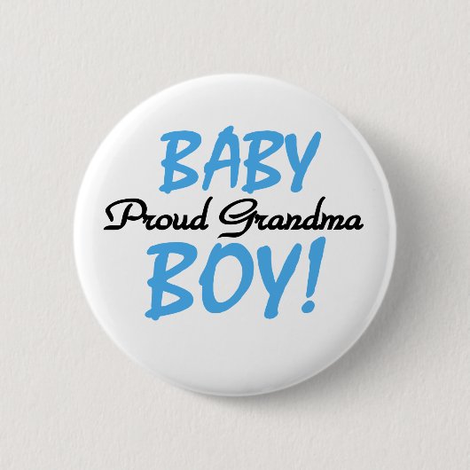 Badge Rond 5 Cm Grand-maman fière de bébé (Devant)