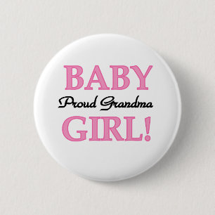 Badge Rond 5 Cm Grand-maman fière de bébé