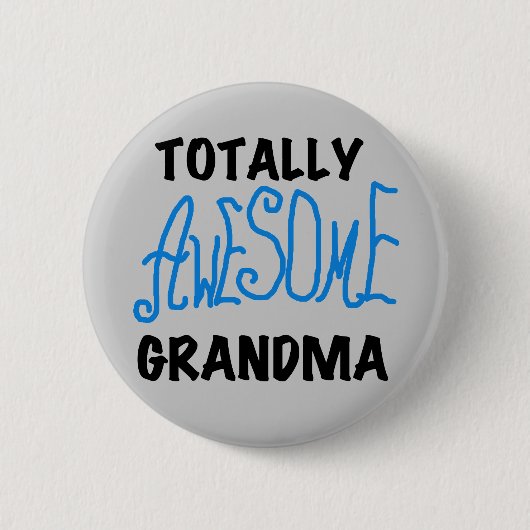 Badge Rond 5 Cm Grand-maman totalement impressionnante - T-shirts (Devant)