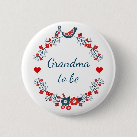 Badge Rond 5 Cm Grand-mère (Devant)