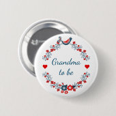 Badge Rond 5 Cm Grand-mère (Devant & derrière)