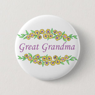 Badge Rond 5 Cm Grand-mère
