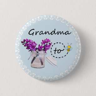 Badge Rond 5 Cm Grand-mère